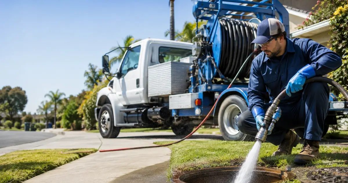 Hydro jet sewer cleaning Torrance