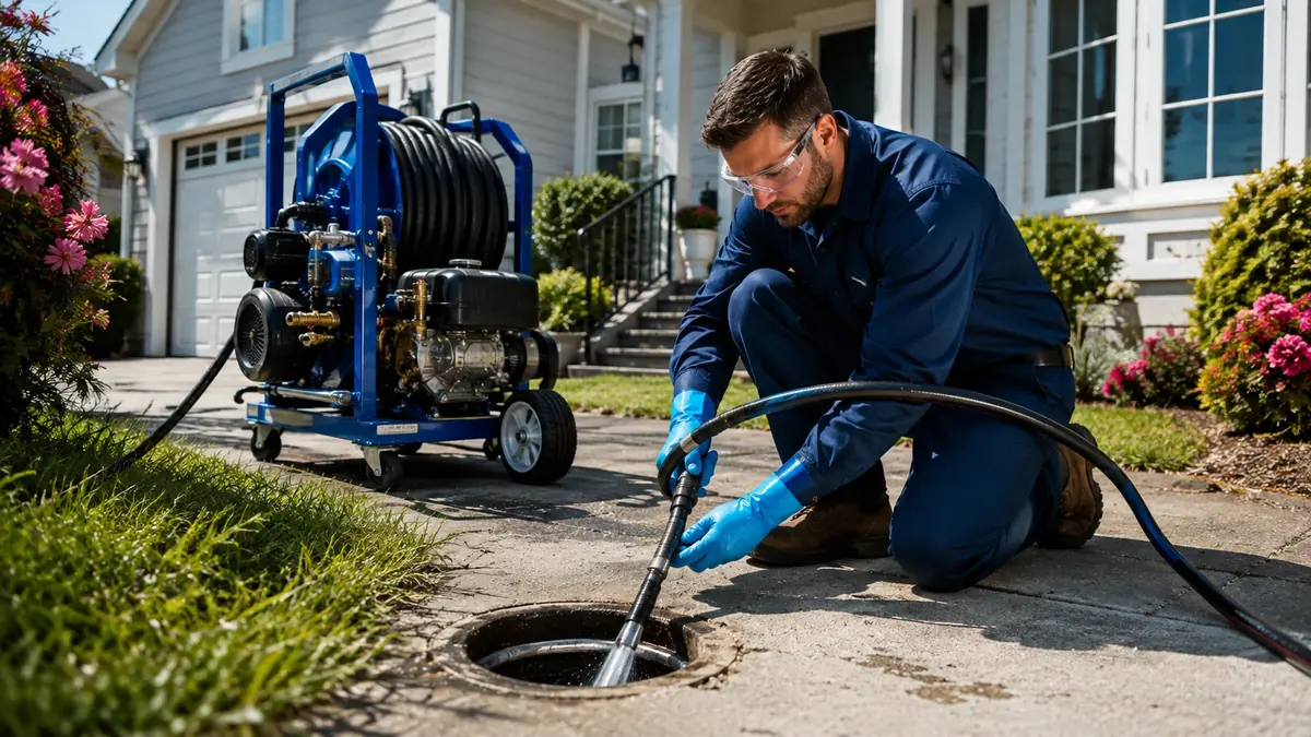 Residential Hydro Jet Drain Cleaning in Torrance